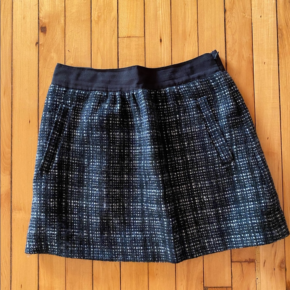 J. Crew Wool Mini Skirt